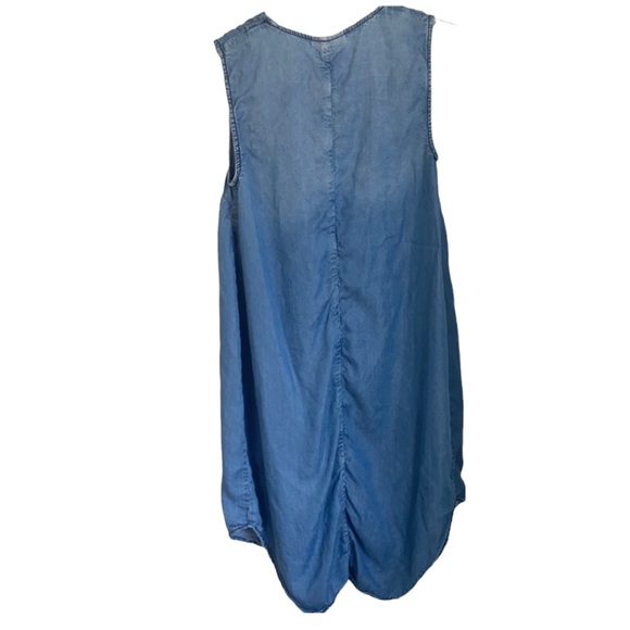 Liz Lange Maternity XS denim dress Sleeveless - Picture 4 of 4
